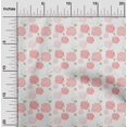 thumbnail image 2 of oneOone Velvet Light Pink Fabric Floral Craft Projects Decor Fabric Printed By The Yard 58 Inch Wide, 2 of 4