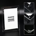 thumbnail image 2 of Acrylic Photo Frame Acrylic Picture Frame Clear Acrylic Self Standing Clear Acrylic Display Transparent Photo Frame Acrylic Picture Frame To Display Certificates And Photos With, 2 of 5