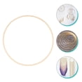 thumbnail image 4 of MasteelfCA Anneau en Macramé en Bois Floral Attrape-Rêves Cercle Bricolage Bambou Anneau Rond pour Ventilateur, 4 of 8