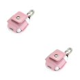 thumbnail image 1 of Shengyu Wireless Earphone Charging Case Protector Bag Anti-lost Metal Clip Fit pink 2Set, 1 of 6