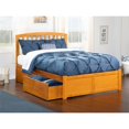 thumbnail image 4 of Atlantic Furniture Richmond Queen Storage Platform Bed in Caramel, 4 of 6
