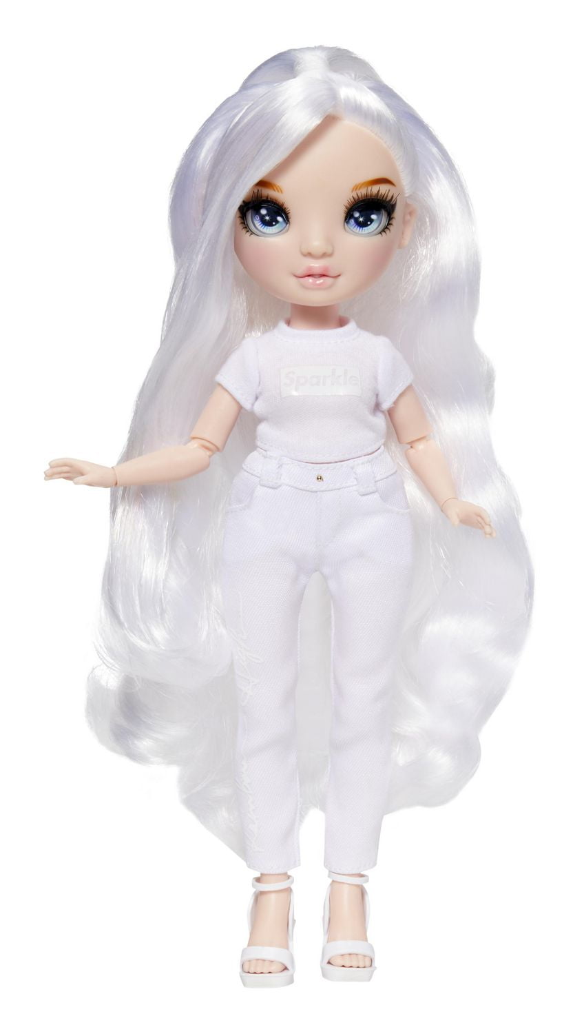 Poupée-mannequin artistique Rainbow High Color & Create avec yeux bleus
