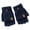 Navy, variant on Baberdicy Gloves Winter Knitted Fingerless Gloves Thermal Insulation Warm Convertible Mittens Cover for Men Women Gloves for Cold Weather Khaki