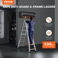 thumbnail image 2 of VEVOR Telescoping Ladder A Frame 13 FT Extension Multi-Function, 2 of 9