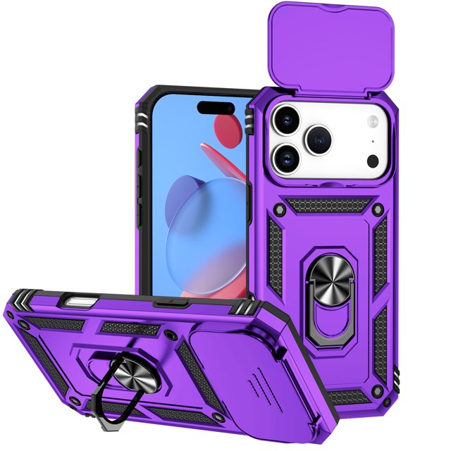 TYJKeJi Étui Mode avec Béquille, Résistant aux Chutes, Antichoc pour iPhone 17 Pro Max