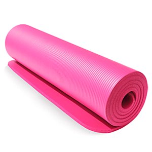 Tapis de Yoga épaississants Tapis de yoga multifonctionnels non-dérapants 1830mm*610mm*10mm rose