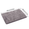 thumbnail image 3 of Affordablo Clearance Bathroom Rug Mat Shaggy Soft and Absorbent Bath Rug Bath Mats Extra Thick Rug Microfiber Bathroom Rugs Machine Washable Carpet Quick Dry Ultra Shaggy Mats for Bathroom 16x24IN, 3 of 6