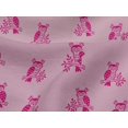 thumbnail image 4 of oneOone Viscose Jersey Fabric Branch & Owl Block Print Fabric BTY 60 Inch Wide, 4 of 4
