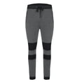 thumbnail image 3 of Mens Pants, Mens Fashion Drawstring Elastic Waist Solid Color Casual Sweat Length Pants, 3 of 6