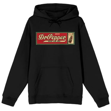 Dr. Pepper Good For Life! Men's Black Graphic Hoodie-Medium