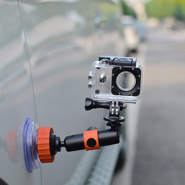 Sports Camera Suction Cup Mount, Car Suction Cup Bracket, Convenient Durable Outdoor For Home