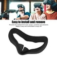 thumbnail image 3 of <p>VR Cover Pad Replacement, Perfect Fit Soft VR Silicone Eye Cover Easy To Install And Remove  For VR Accessories</p>, 3 of 7
