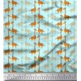 thumbnail image 1 of Soimoi Cotton Duck Fabric Giraffe Kids Printed Fabric 1 Yard 42 Inch Wide, 1 of 3