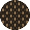 thumbnail image 1 of Ahgly Company Tapis d'Intérieur Lavable en Machine Carré Rouge Brun, 3 Pieds Carré, 1 of 7