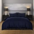 thumbnail image 2 of Unique Bargains 110gsm Brushed Polyester Duvet Cover Set Bedding Set with Bowtie,3-Pieces,, 2 of 9