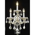 thumbnail image 2 of Elegant Lighting Maria Theresa 22" 3 Light Royal Crystal Wall Sconce, 2 of 2