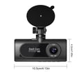 thumbnail image 3 of UsRHHA Dash Cam with WiFi 1080P FHD, Three Lens Car Driving Recorder with Night Vision G Sensor, Dashboard Camera with Parking Monitor Loop Recording, 3 of 7