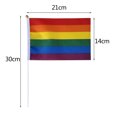 thumbnail image 3 of Decorative Flags, Rainbow Flag Polyester Flag, Support Gay Hand Waving Flag, Flags_ Banners & Accessories, 3 of 6