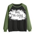 thumbnail image 5 of 2023 Mode pour Femmes Sweatshirt 50% de Réduction sur T-shirt Imprimé Long Manches Blouse Col Rond Casual Tops Sweatshirt, 5 of 5