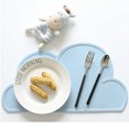 thumbnail image 4 of Coofit Kids Placemat Creative Silicone Cloud Shape Baby Placemat Non Slip Placemat, 4 of 10
