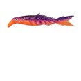 thumbnail image 4 of weibbin Mino Fish Road Ya Bicolore Multi Poisson Appât Souple Multicolore Multi Taille Ciseaux Queue de Poisson Faux Appât Appât Souple, 4 of 5