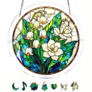 Lisbinx Acrylic Puzzle Pendant Ornament, Colorful Home Decor Hanging Decoration for Shelf or Wall Display, 1-Piece