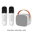 thumbnail image 4 of QualitChoice HD Sound And Multi-Format Playback - Professional Machine With Wireless Bluetooth Rechargeable ABS Karaokes white, 4 of 6
