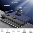thumbnail image 5 of KOMI Pixel 7 Case, Google Pixel 7 Case with HD Screen Protector, Shockproof Google Pixel 7 Phone Case with 360° Magnetic Ring Holder Kickstand Phone Case for Google Pixel 7 Blue, 5 of 5
