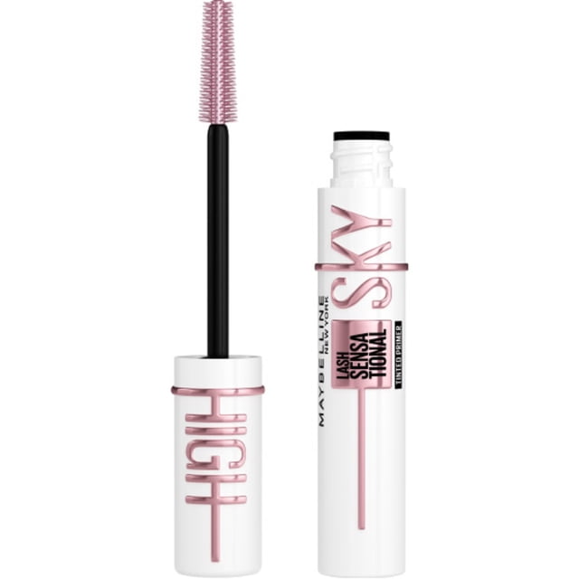 Maybelline Lash Sensational Sky High Base Teintée, Enrichie de Sérum, Avec Ceramide & Vitamin B5, soft black ,7.1 ml