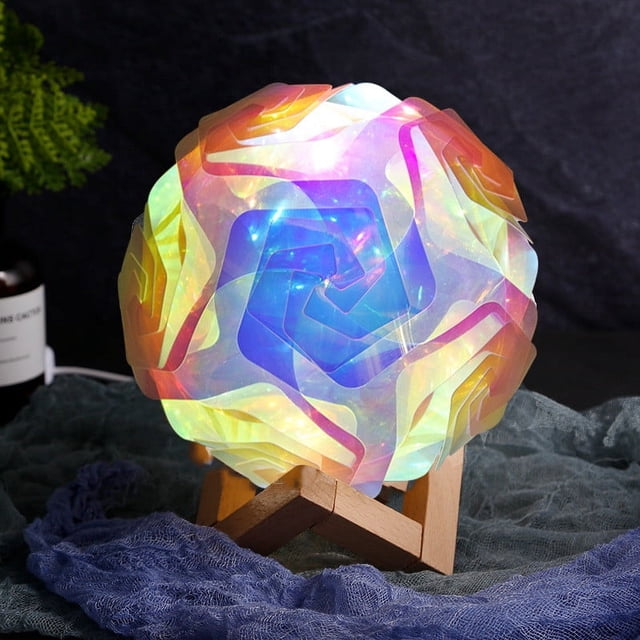Birdeem Diy Lamp Creative Rose Night Light Gift for Kids,Usb Night Light