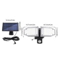 thumbnail image 2 of EGNMCR Solar Lights Outdoor, Outdoor Lights, Solar Pathway Lights Outdoor Solar Light Wall Light Motion Sensor Outdoor Light Regulating Light Solar wall lamp, 2 of 6