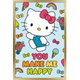 thumbnail image 1 of Hello Kitty - Happy Wall Poster, 22.375" x 34", 1 of 4