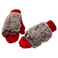 thumbnail image 3 of XZNGL Cartoon Hedgehog Wool Double Layer Thermal Insulation with Finger Weave Gloves, 3 of 7