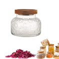 thumbnail image 3 of LAILLSH Vintage Glass Jar With Lid, Glass Storage Containers, Airtight Kitchen Storage Containers For Sugar, Coffee, Tea, Spice, Flour, Candy Cookie, Pasta, Cereal, Cute Decorative Jars - 2025 New🔥, 3 of 9
