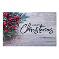 thumbnail image 1 of Christmas Printed Rubber Mat Merry Christmas, 1 of 4