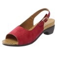 thumbnail image 1 of Ketyyh-chn99 Sandales à Plateforme pour Femmes Chaussures pour Femme Sandales Tissées Femmes Sandales à Talon Bas Épais pour Femmes à Bout Ouvert Sandales Épaisses Stables (Rouge, 7), 1 of 4