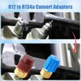thumbnail image 4 of R12 to R134A AC Fitting Conversion Adapter Kit, Quick Coupler Valve A/C 90° Port Retrofit Adapter High/Low Pressure, 4 of 7