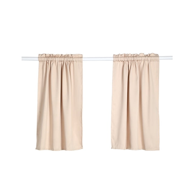 Hearth & Gear Curtain Pure Pigment Color Rod Curtain Border Curtain Short Curtain Small Curtain Curtain Sheets Wide Curtains for Windows 120 to 140 Suction Cup Curtain And Tan Curtains Light Curtains