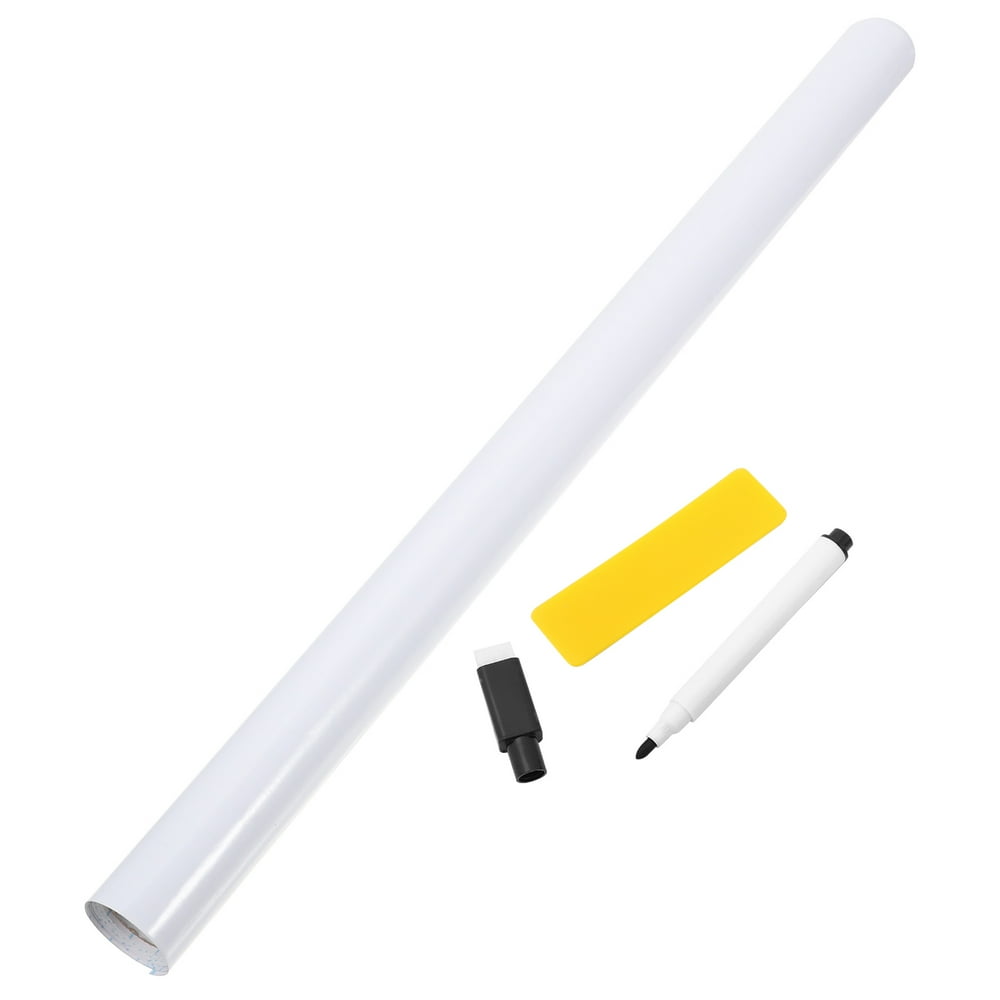 SNNROO 1 Set of Office Whiteboard Sticker Dry Erase Sheet Sticker Reusable Whiteboard Sticker White Board Roll