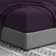 thumbnail image 4 of Ensemble de draps de luxe Swift Home 6 pièces avec taie d'oreiller additionnelle, Queen, Aubergine, 4 of 8