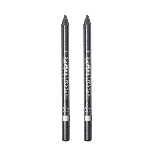 Rimmel Scandaleyes Waterproof Kohl Kajal Liner Black 0.04 Ounce (Pack of 2)