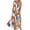 Orange, variant on Summer Savings kcavykas Plus Size Summer Dresses for Women 2024, Women's Summer Casual Printing Sleeveless Round Neck Pocket Dress on Clearance