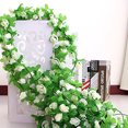 thumbnail image 4 of 2Pcs Artficial Small Rose Rattan Imitation Flower Hanging Vine Fake Plant Decoration for Home Wedding Party, 4 of 8