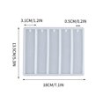 thumbnail image 2 of PEONAVET Silicone Mold DIY Blank Long Bar Shape Bookmark Mould, 2 of 2