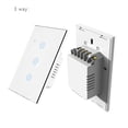 thumbnail image 1 of Riwcyla WiFi Panel Switch Home Smart Switch Panel LED Indicator Light Tempered Glass Panel Light Switch Work with App Wall Smart Switch, 1 of 6