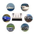 thumbnail image 4 of POWER DISTRIBUTION JUNCTION POST 4-TERMINAL BUS BAR FOR CARS BOATS RVs, 4 of 7