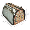 thumbnail image 3 of Small Pet Carrier for Small Dogs and Cats - Waterproof Soft Pet Travel Bag with Meshed Window - TSA Approved Pet Carrier for Cat Travel Bag - 7.9 x 13.8 x 7.9 Inch - Honeycomb, 3 of 8