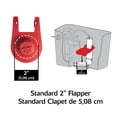 thumbnail image 2 of Standard 1-inch Complete Toilet Repair Kit - Fixes Running, Noisy, Slow Refill, and Weak Flush Toilets (4010MP), 2 of 8