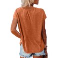 thumbnail image 4 of Hiiyo T-Shirt pour Femme à Manches Courtes, Col Rond, T-Shirt d'Été Décontracté, Tailles TG, 4 of 6