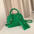thumbnail image 5 of Pisexur Ladies Fashion Color Leather Versatile Handbag Double Zipper Messenger Bag on Clearance, 5 of 5